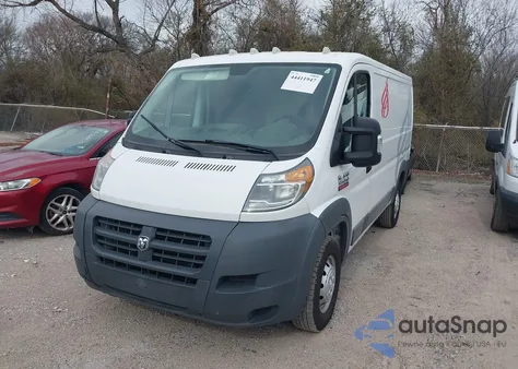 2017 Ram Promaster 1500 Low Roof 136 Wb z USA, uszkodzony, nr VIN 3C6TRVAG9HE534507